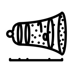 origin of the universe unsolved mystery line icon vector. origin of the universe unsolved mystery sign. isolated contour symbol black illustration