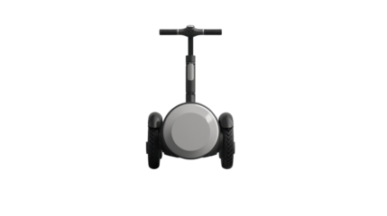 Electric scooter segway on transparent background