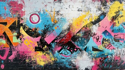 Fototapeta premium graffiti on the wall