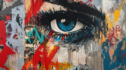 Obraz premium graffiti on the wall