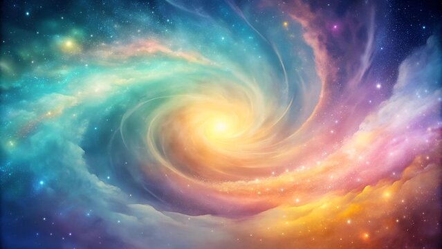 Celestial Gradient: A Symphony of Cosmic Hues  Generative AI