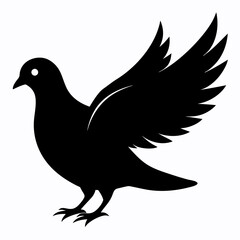 Dove Black silhouette