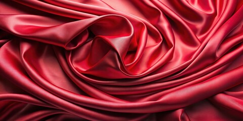 Fototapeta premium Elegant pale red silk fabric background, silky, luxurious, texture, smooth, elegant, fashion, design, material, soft