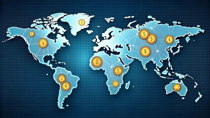 The Global Crypto Landscape: A Visual Exploration of Regional Adoption Rates  AI generated