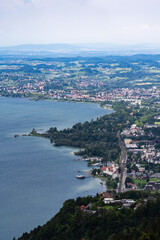aerial view of bay