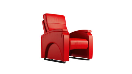 Obraz premium Cinema chair on transparent background