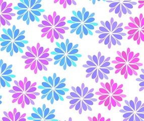 seamless pattern with flowers blue purple , flowers nature floral