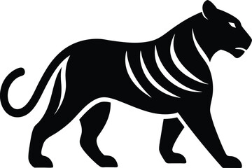 tiger vector illustration , tiger vector silhouette