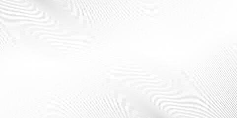 Abstract white blend digital wave lines and technology transparent background. Minimal carve wavy white and gray flowing wave lines and glowing moving lines. Futuristic sound wave lines background.