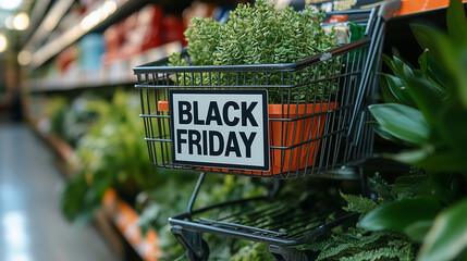 "BLACK FRIDAY" in bold black letters on a white background with a percentage icon and "this Friday" in the corner