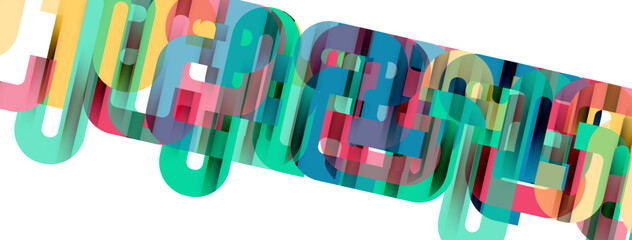 Lines, abstract letter style design background. Geometric vector Illustration For Wallpaper, Banner, Background, Card, Book Illustration, landing page