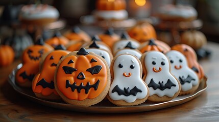 Halloween Gingerbread Cookies