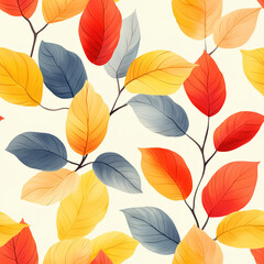 Obraz premium Seamless Leaf Texture 
