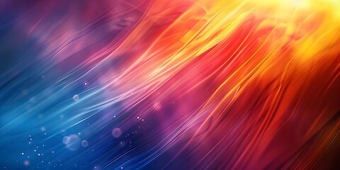 Obraz premium Bright Abstract Rays with Dynamic Light Effects