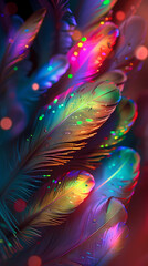 abstract feather background