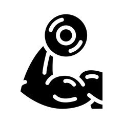 squats fitness exercise leg glyph icon vector. squats fitness exercise leg sign. isolated symbol illustration