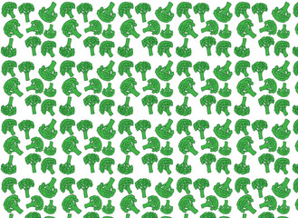 Green pattern of broccoli, vegetable