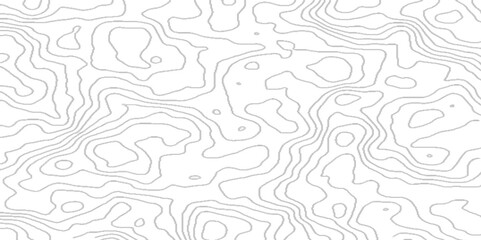Topo contour map on white contour lines vector map with stains, Modern geometric curved design with White background with topographic wavy pattern and stripes for any cover and design.