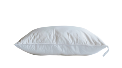 White pillow on transparent background