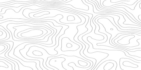 Modern geometric curved design with White background with topographic wavy pattern and stripes for any cover and design, Topo contour map on white contour lines vector map with stains.