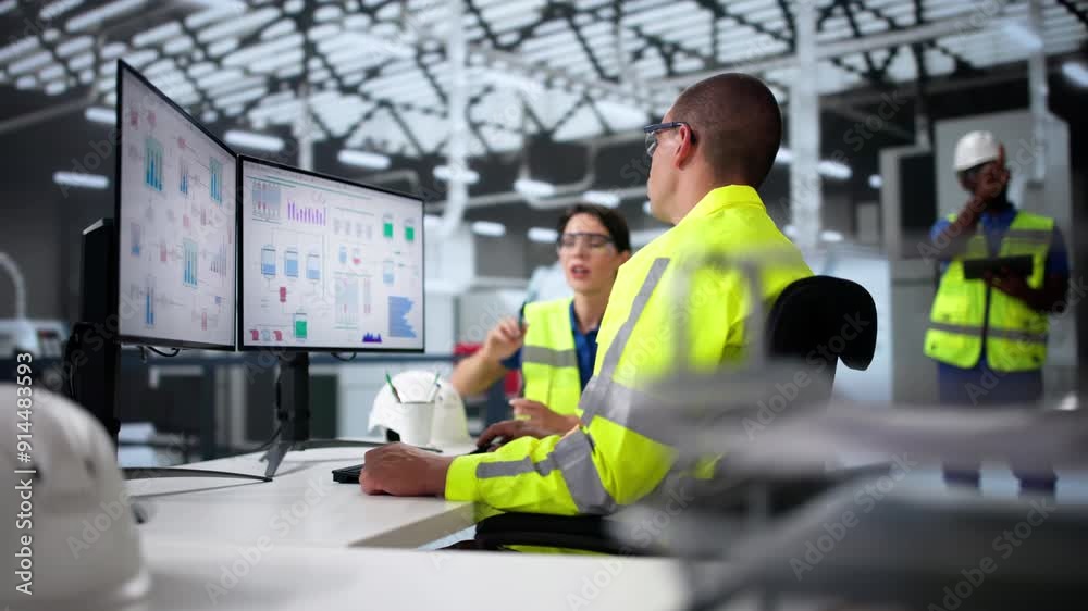 Poster Engineer Operators Using Scada System