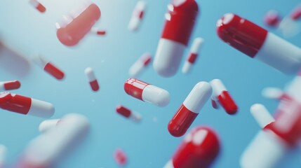 The red and white pills