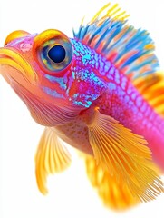 Fototapeta premium Vibrant Fish with Bright Colors and Patterns