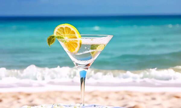 Beachside Serenity with Lemon Squash
