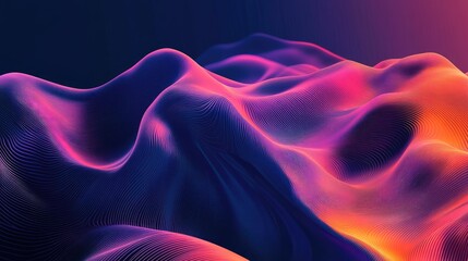 Abstract background with smooth wave gradients and vector lines, ideal for creating dynamic and contemporary visuals.