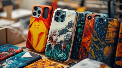 Fototapeta premium Colorful Phone Cases