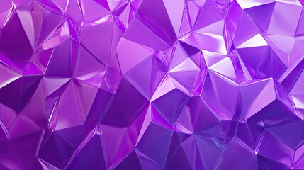 Abstract geometric background featuring vibrant violet triangular cells and polygons, perfect for contemporary digital design projects.