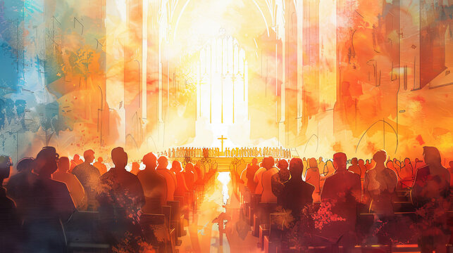 Congregation church religion faith christian worship God Jesus Christ spiritual prayer hope community service gospel light holy bible people