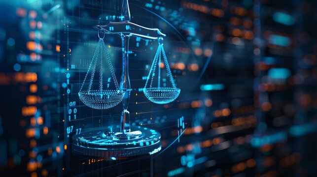 Compliance rule law and regulation graphic interface for business quality policy planning to meet international standard. concept