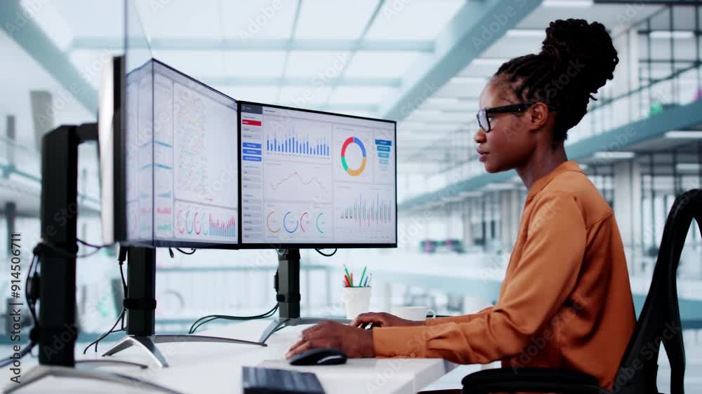 Poster KPI Business Analytics Data Dashboard
