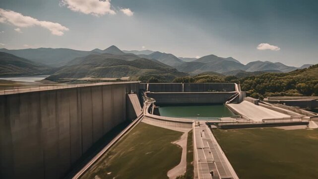 dam in the mountains