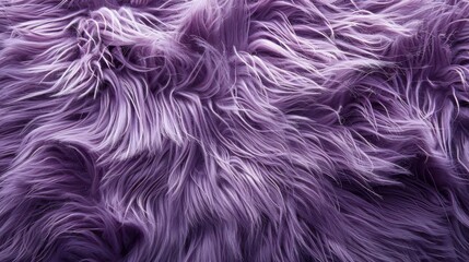 Fototapeta premium Close-up of Purple Animal Fur Texture.