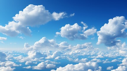 Beautiful cloud formations and blue sky landscapes.