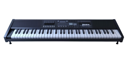 Fototapeta premium Keyboard piano on transparent background