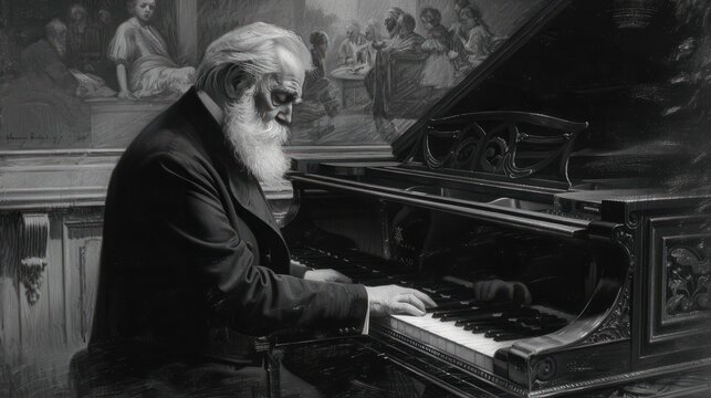 Johannes Brahms (1833-1897) was a German composer, pianist and conductor who played an integral role in the Romantic musical era.