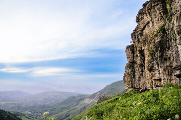 Ancient rock in the mountains.