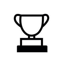 Abstract Icon Reward. Related to Online Game symbol. Education  School line award winner trophy icon.