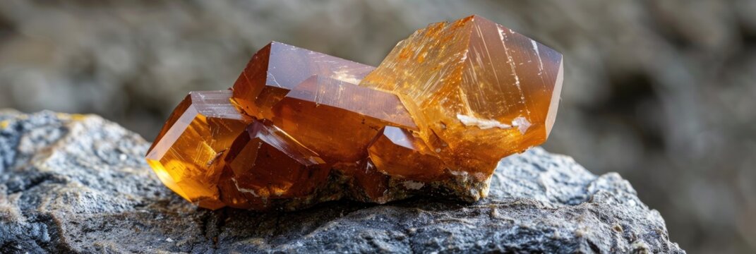 Limonite mineral specimen on stone rock geology gem crystal