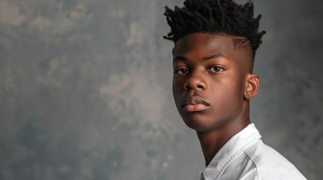 AI-generated diverse high school yearbook portraits showcase of youth