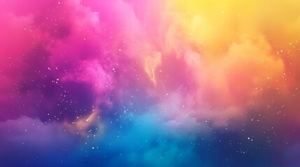 Obraz premium Nebulous colorful cloudscape evoking a dreamy atmosphere