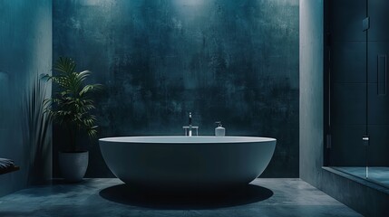 The interior of a modern contemporary with minimal design. Generative Ai