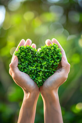Celebrating Earth Day With Nature Inspired Creativity and Eco-Friendly Awareness Through Heart-Shaped Greenery