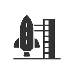 Rocket Mission Icon Sign Symbol