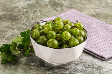 Ripe sweeet and juicy gooseberry