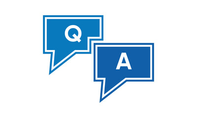 simple question and answer icons. incredible question and answer icons art