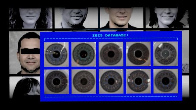 Facial Recognition, Iris, Fingerprint Database Search Parallax